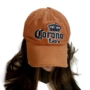 Corona Extra distressed adjustable baseball Hat/Cap